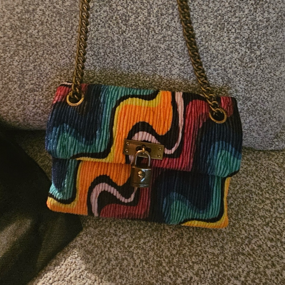 Kurt Geiger Colorful Bag with Gold Lock
